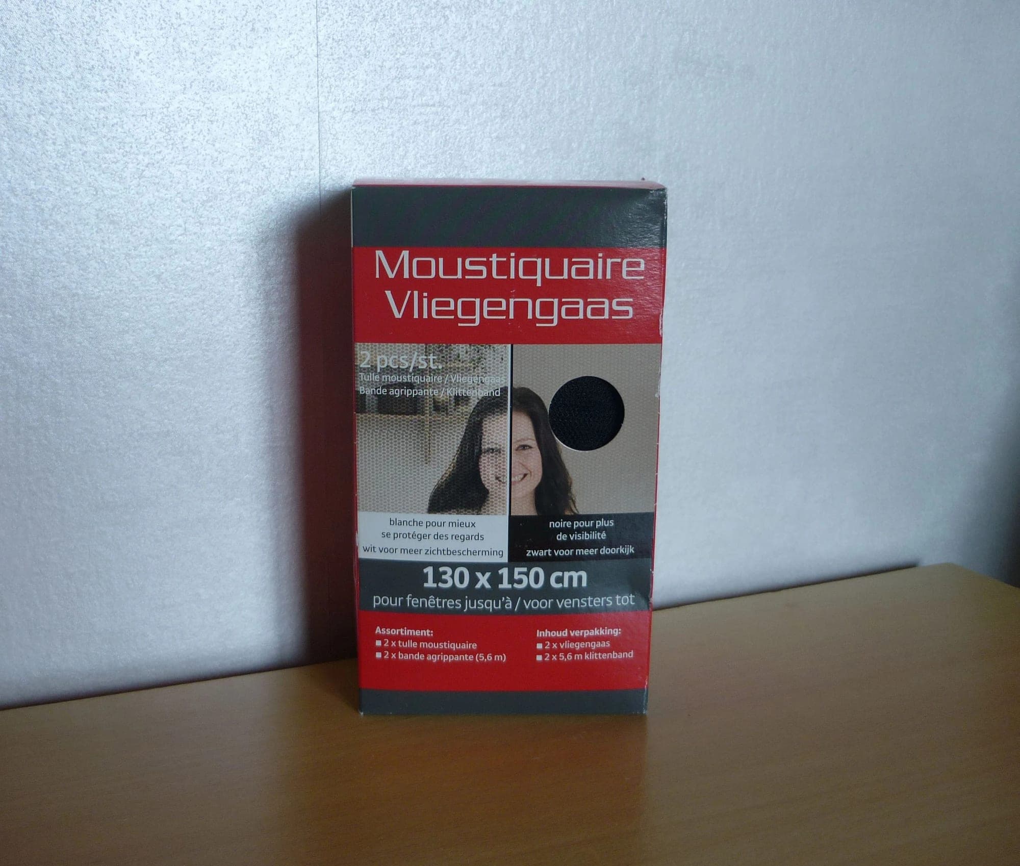 Moustiquaire Raamhor Vliegengaas Hordoek avec bande velcro