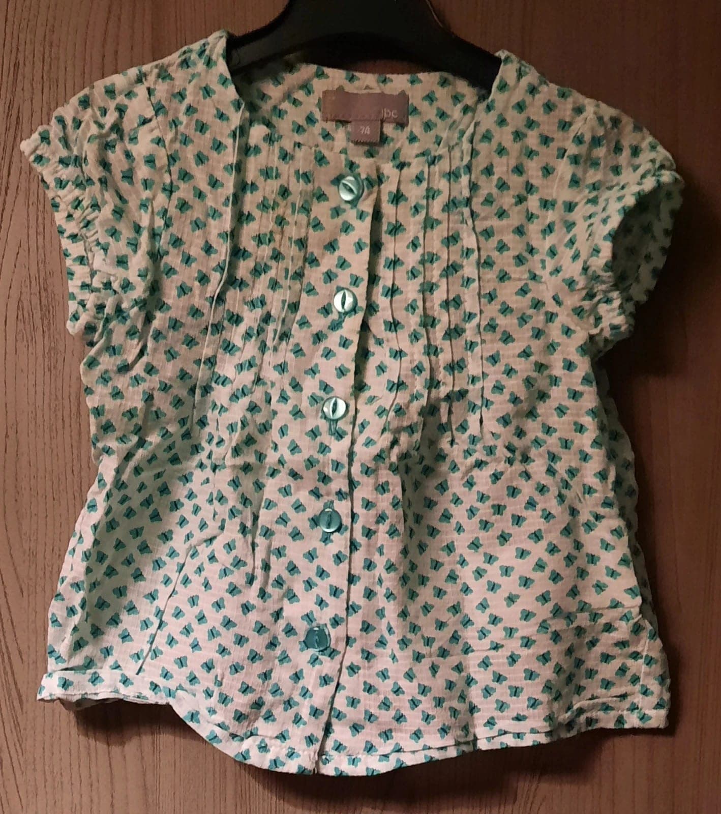 JBC blouse meisje 74 cm vlinders