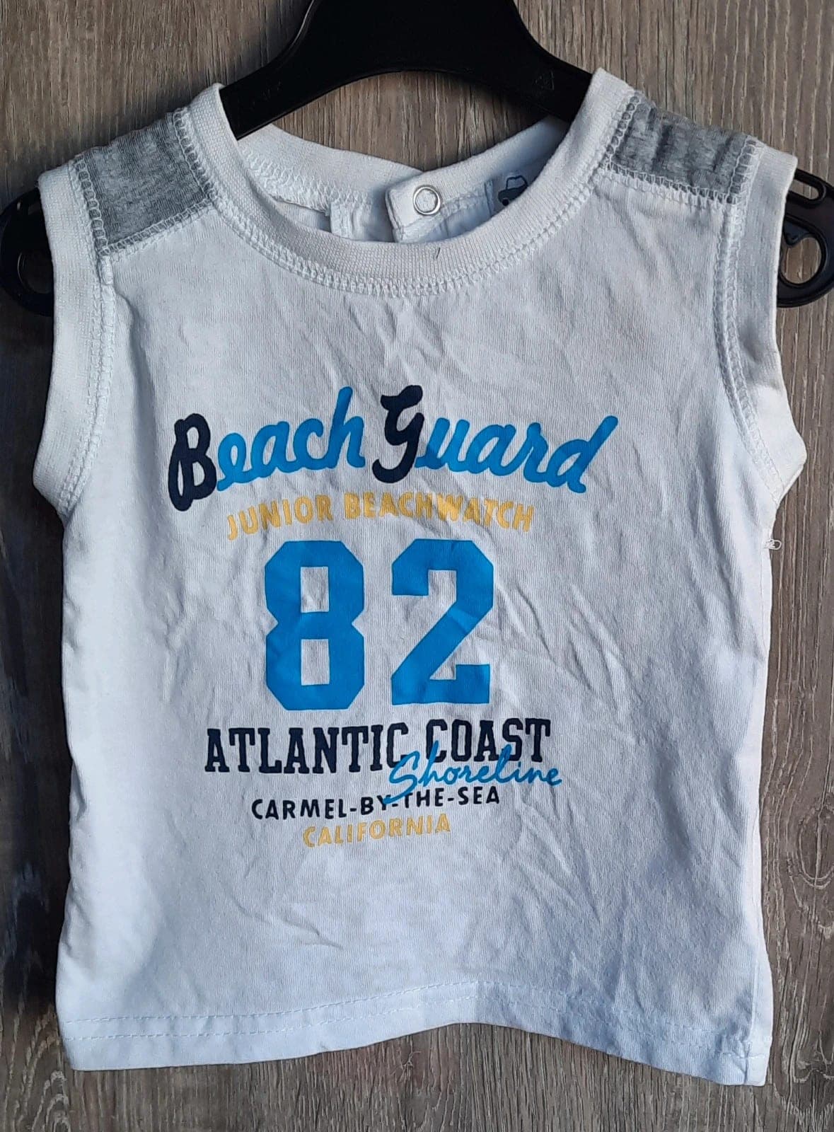 Wibra t-shirt zonder mouwen, Beach Guard, 68 cm