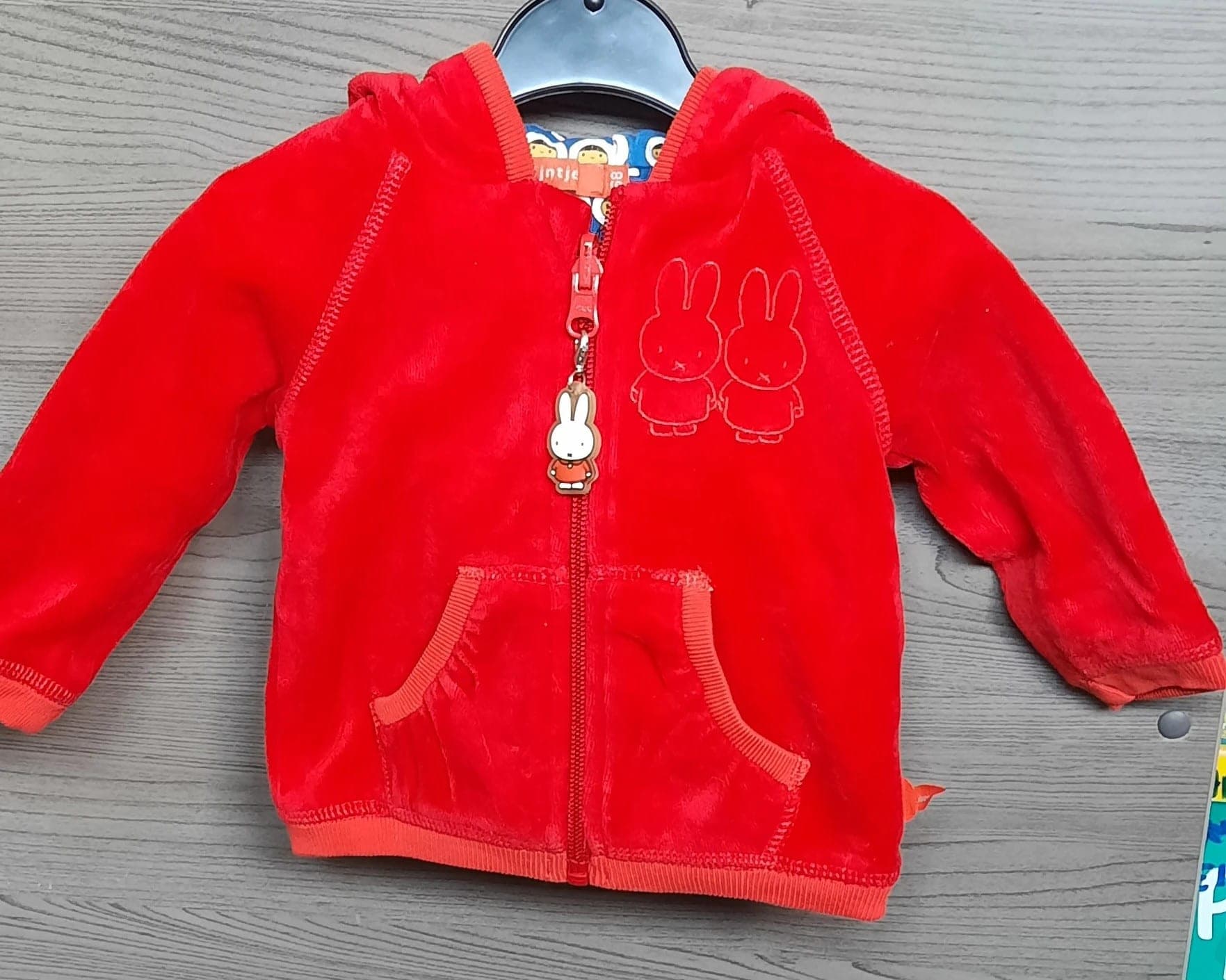 Warme omkeerbare Nijntje vest voor baby