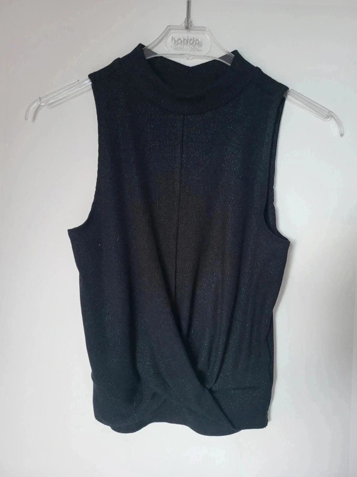 Zwarte Mouwloze top coolcat maat 170/176