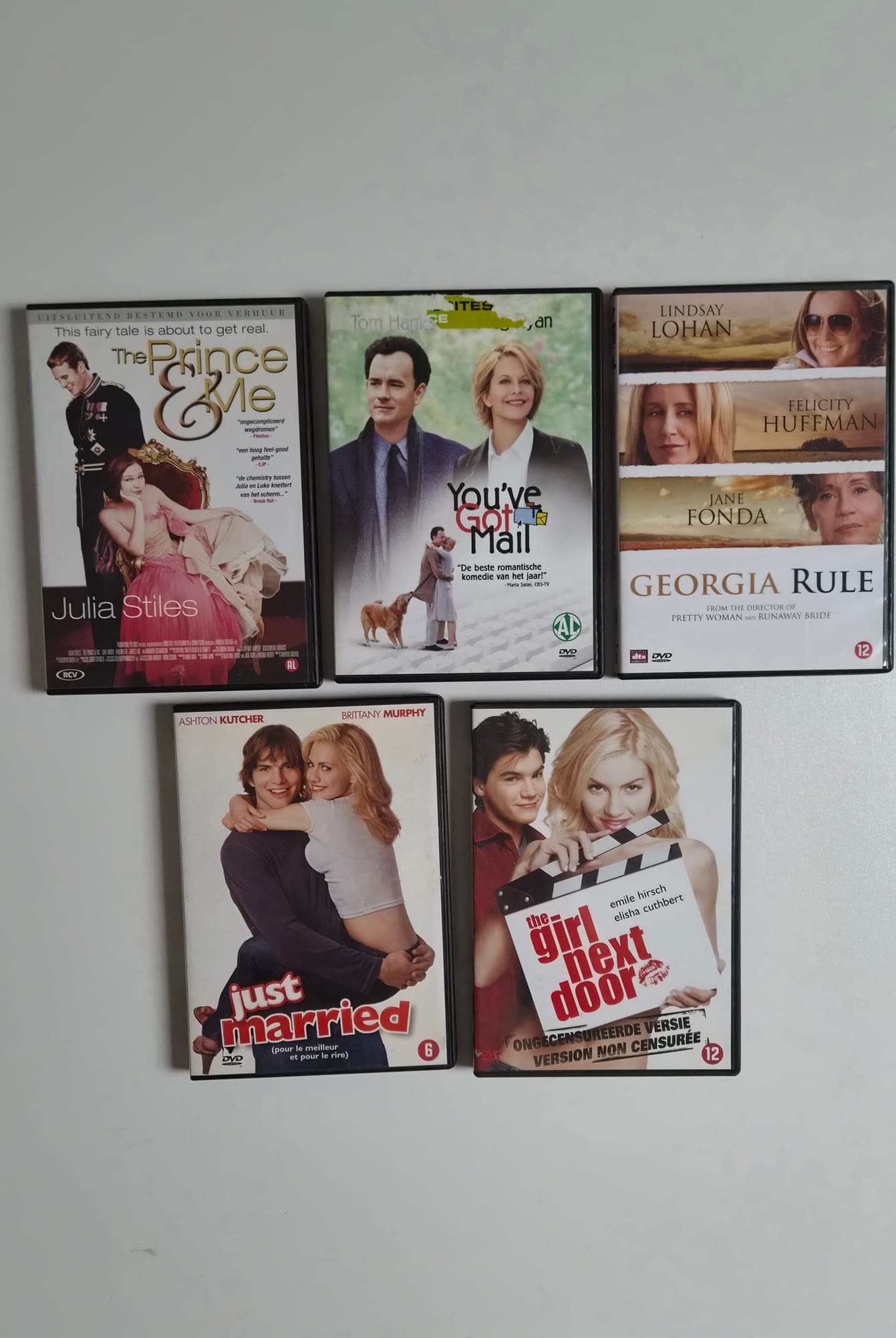 5 DVDs - Romantique/Comédie