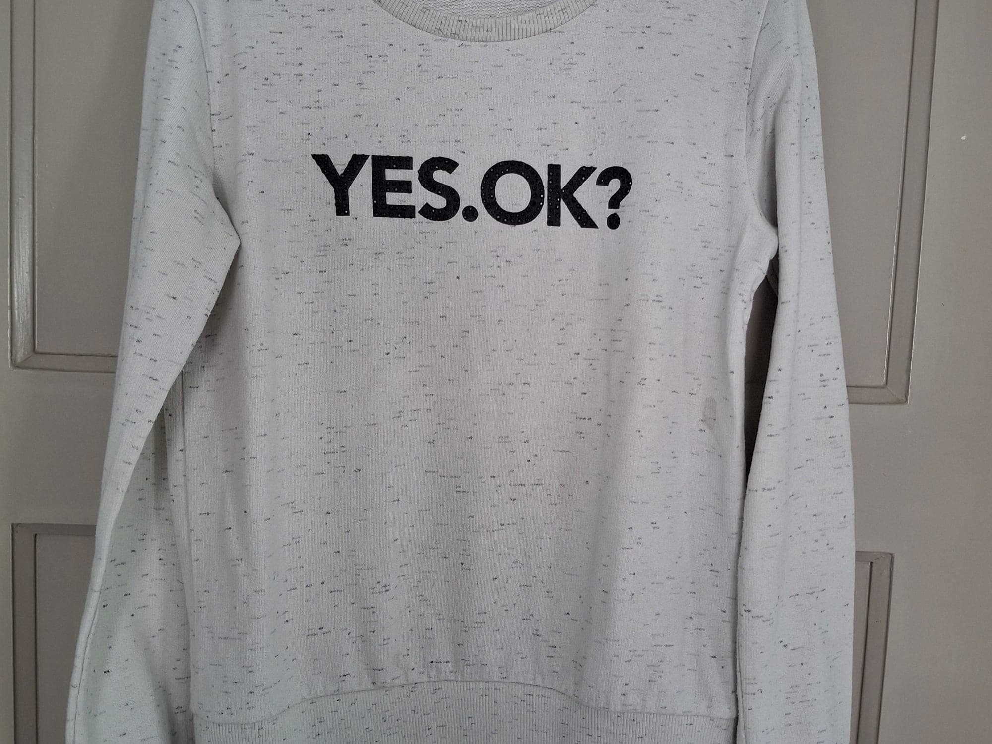 sweater met print