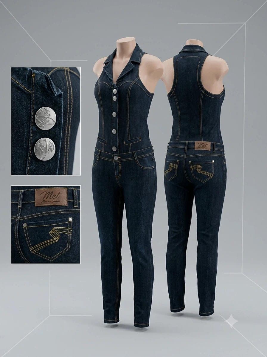Bershka jeans jumpsuit