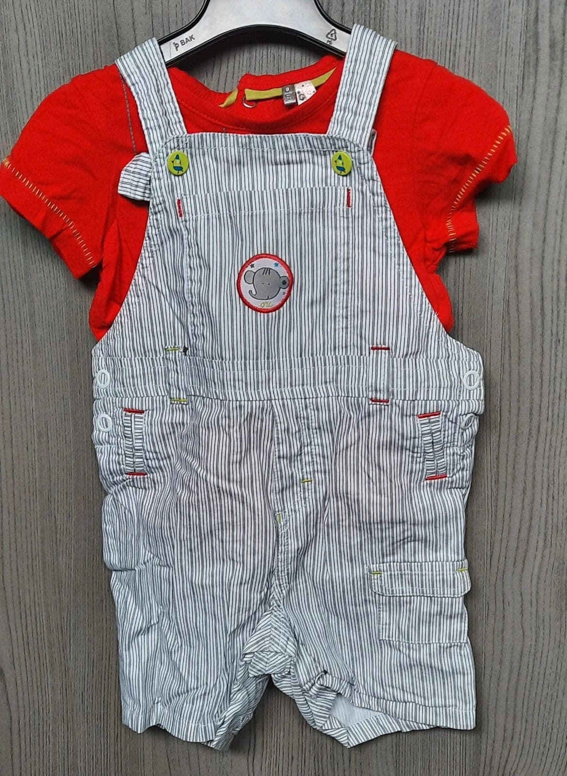 Orchestra bébé salopette olifant 74 cm