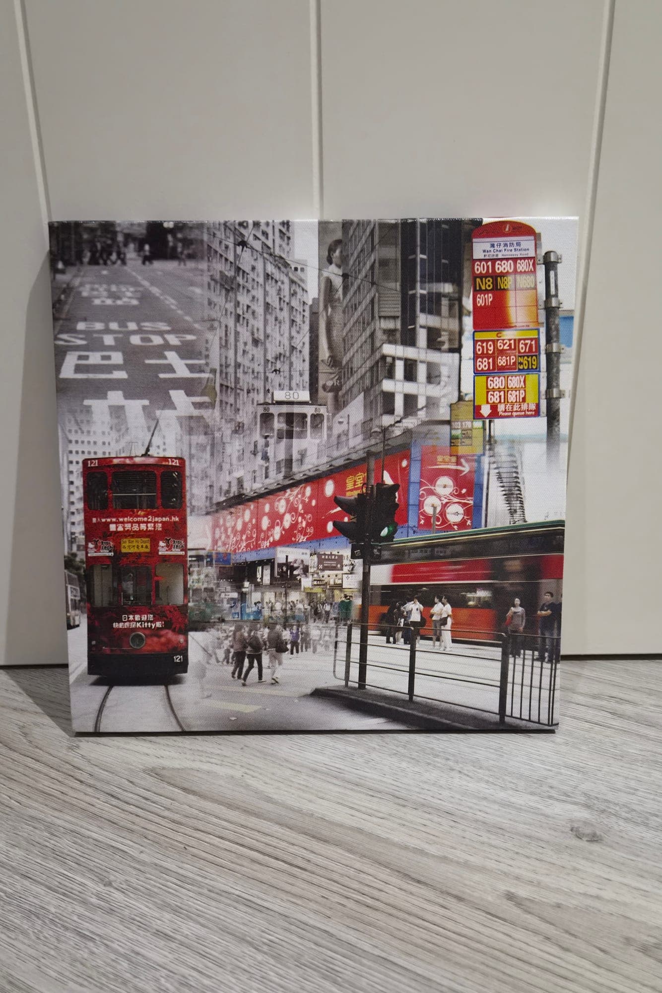 Mooi canvas van Londen