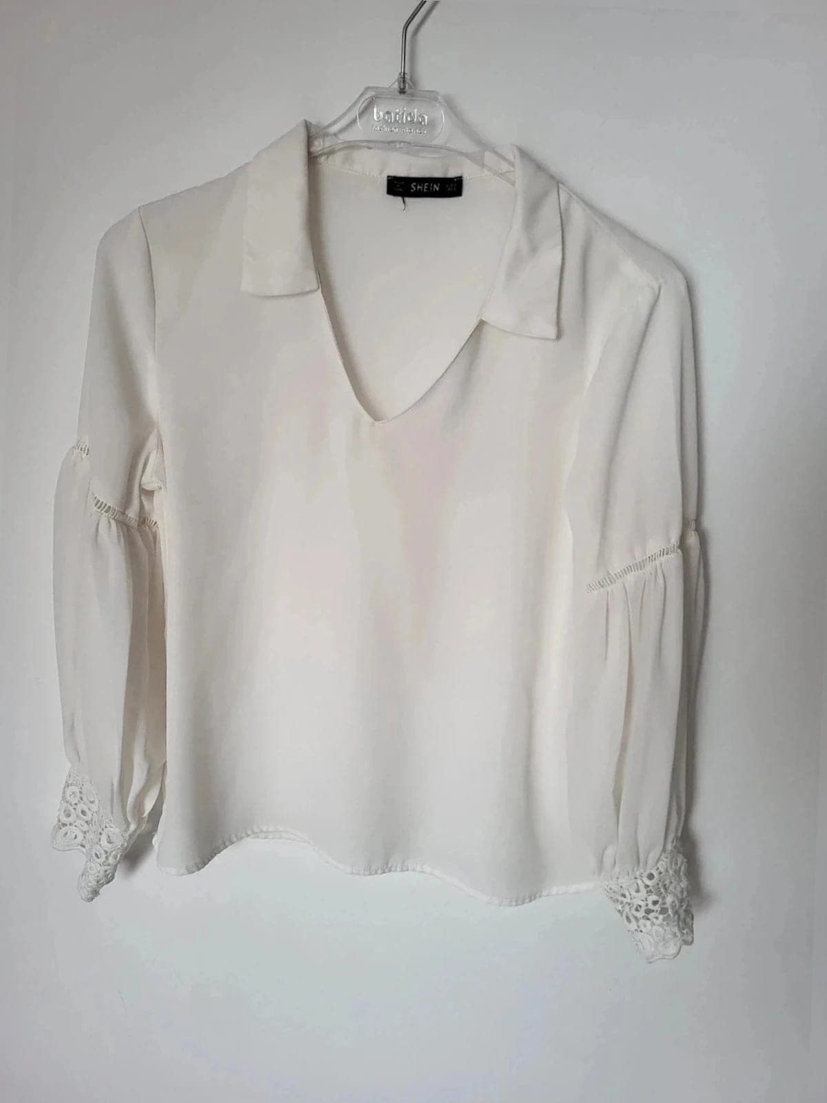 Witte Blouse Shein Maat S