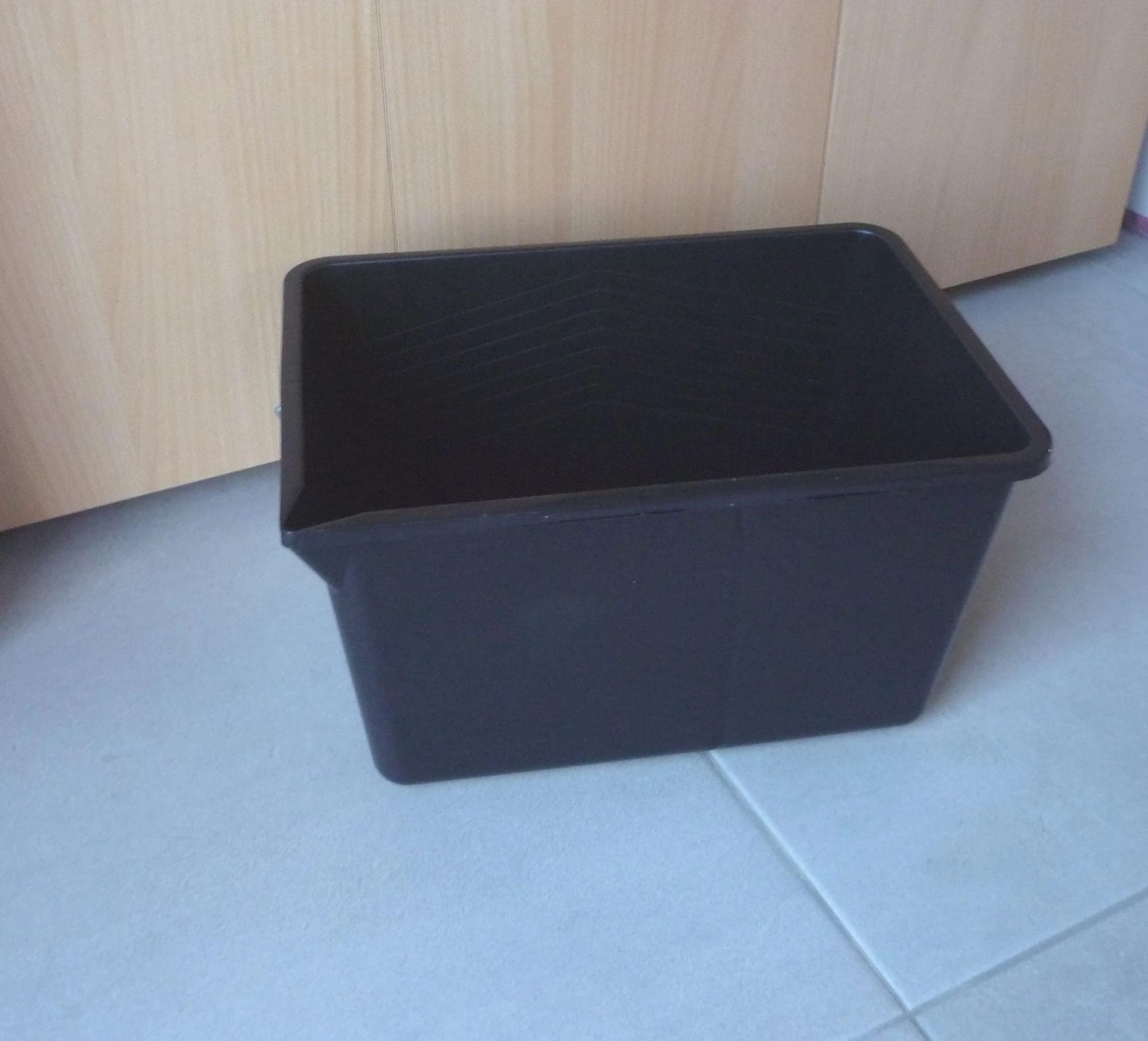 Zwarte verfemmer emmer 12 liter