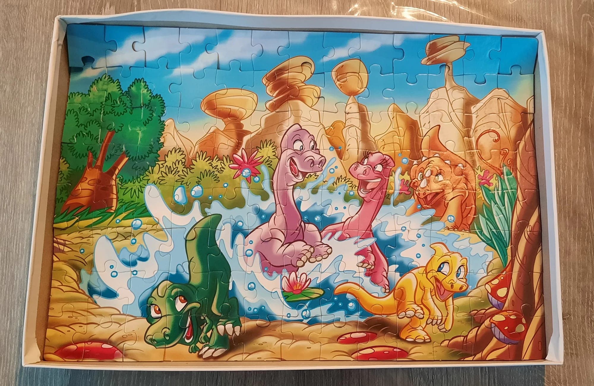 Puzzel Little Dinosaurs HAPPY