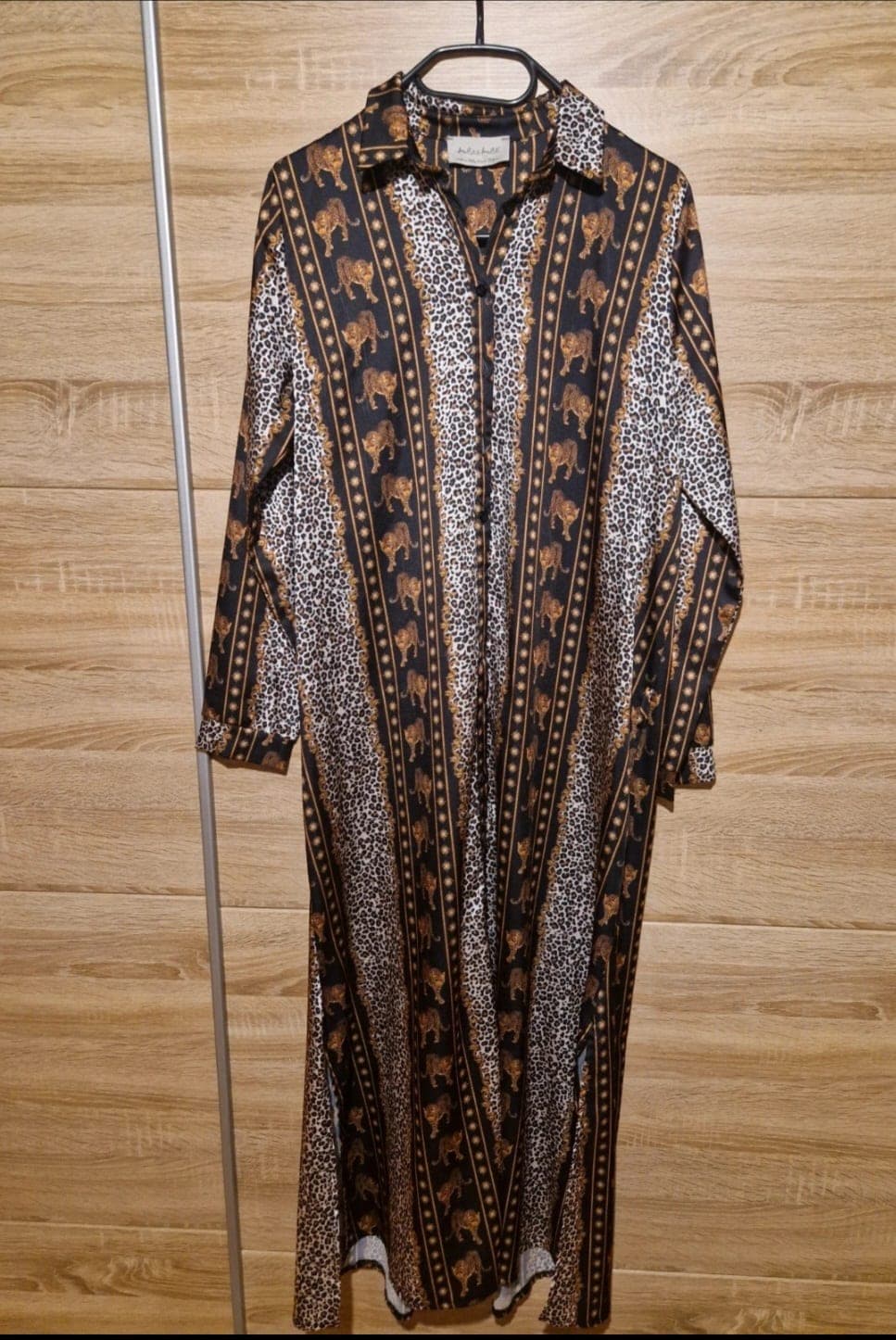 Amelie & Amelie jurk met luipaard- en kettingprint