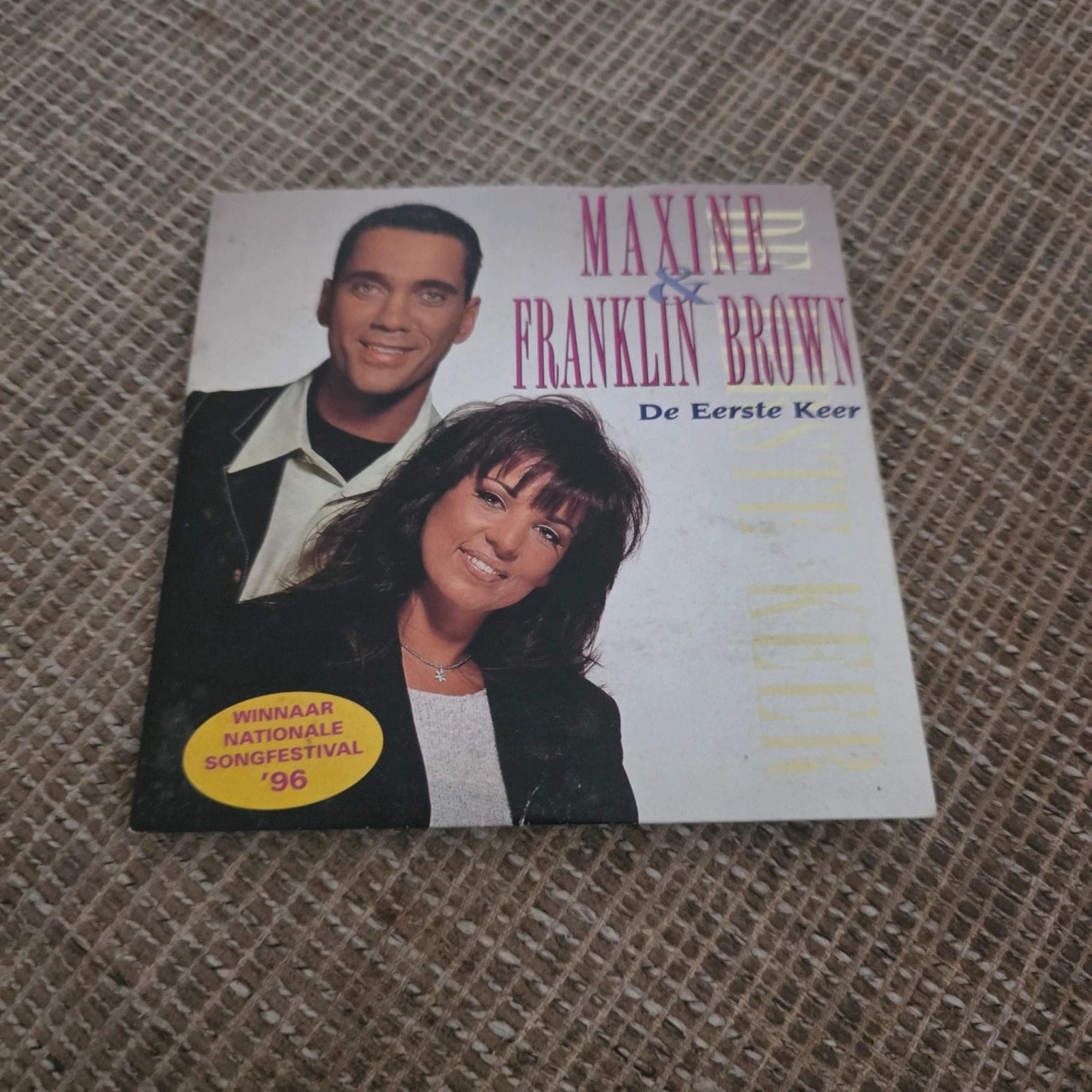 CD Single: Maxine & Franklin Brown – De Eerste Keer (Songfestival 1996)