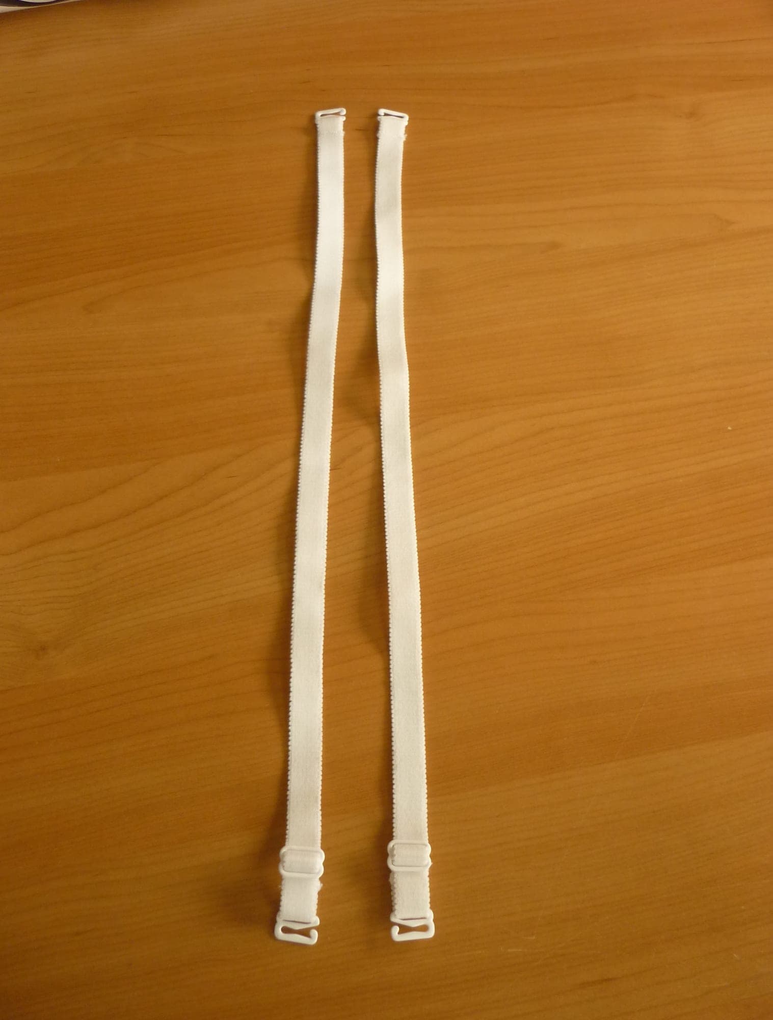 Bretelles de soutien-gorge blanches 1,3 cm