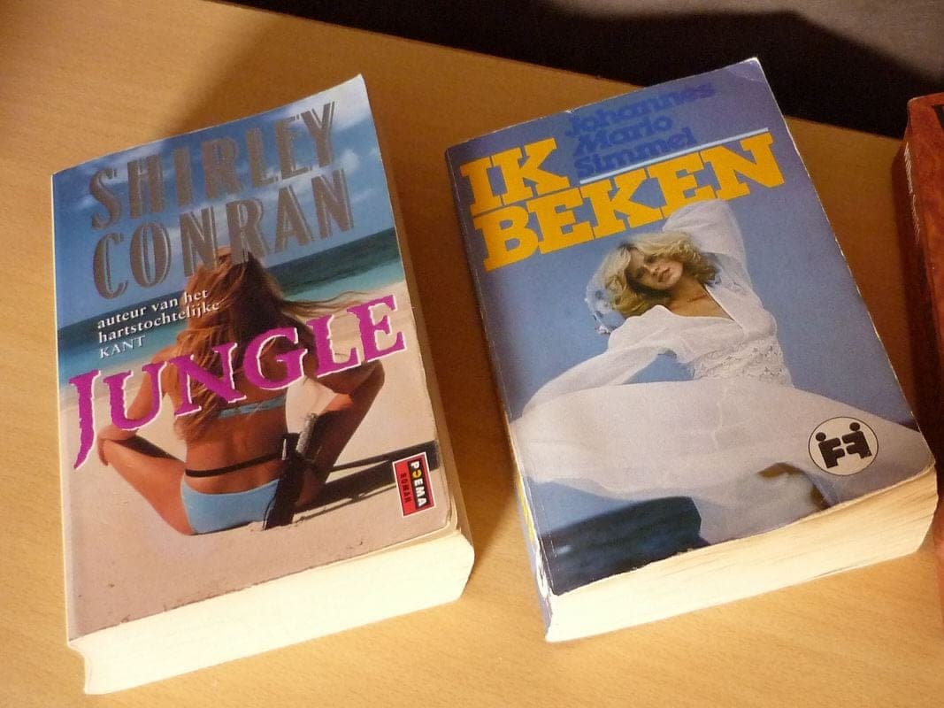 Set van 2 boeken romans Jungle en Ik beken