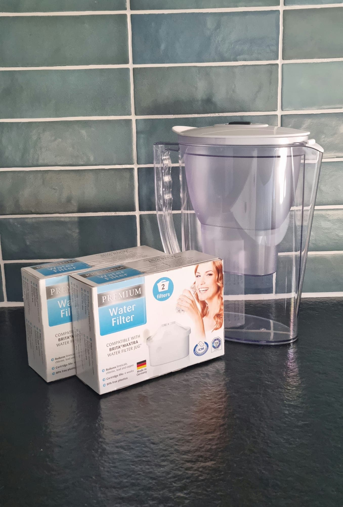 Carafe filtrante premium - 2,3L