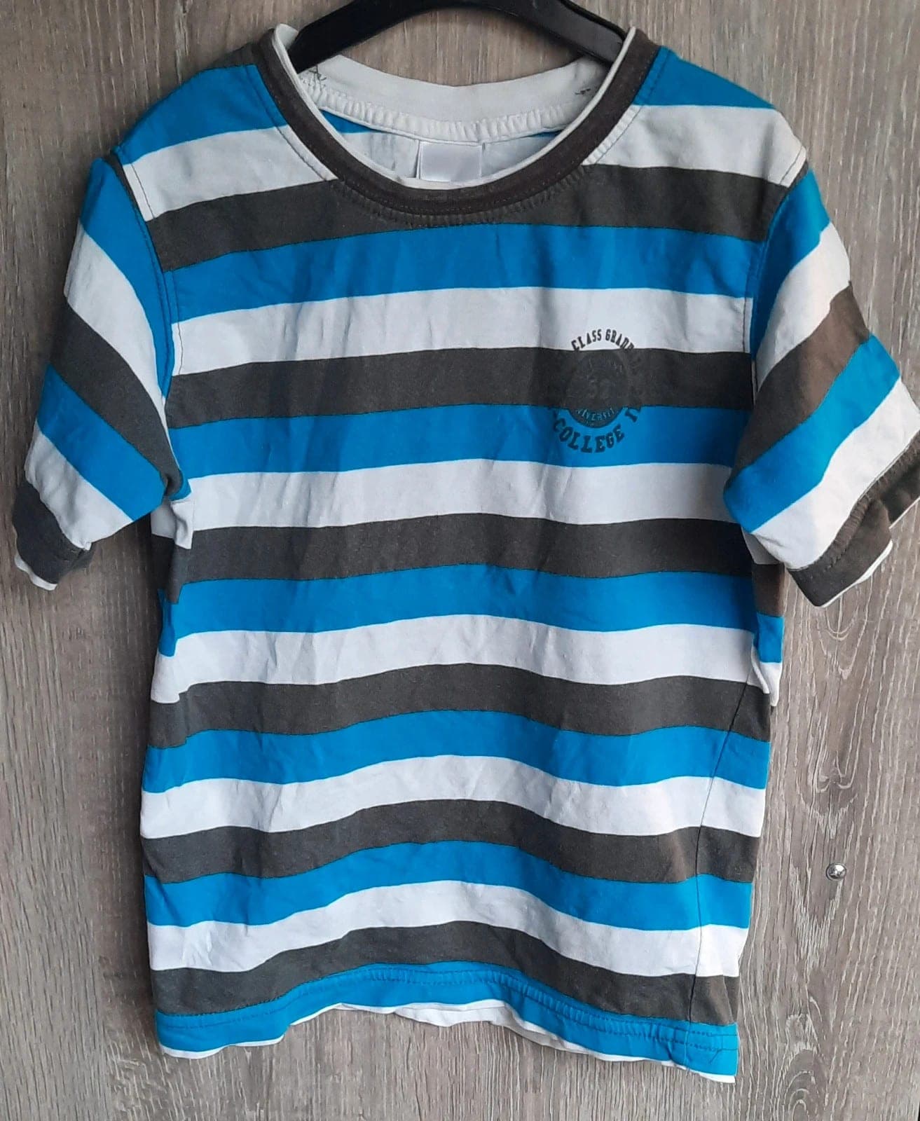 C&A gestreept t-shirt, maat 116 cm