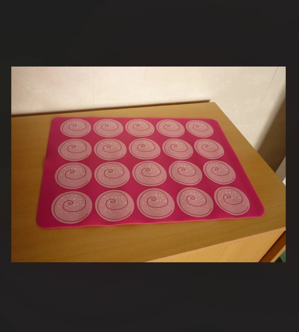 Tapis de cuisson silicone rose fuchsia