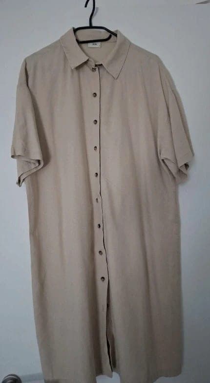 Linnen kleed JDY - beige, maat M