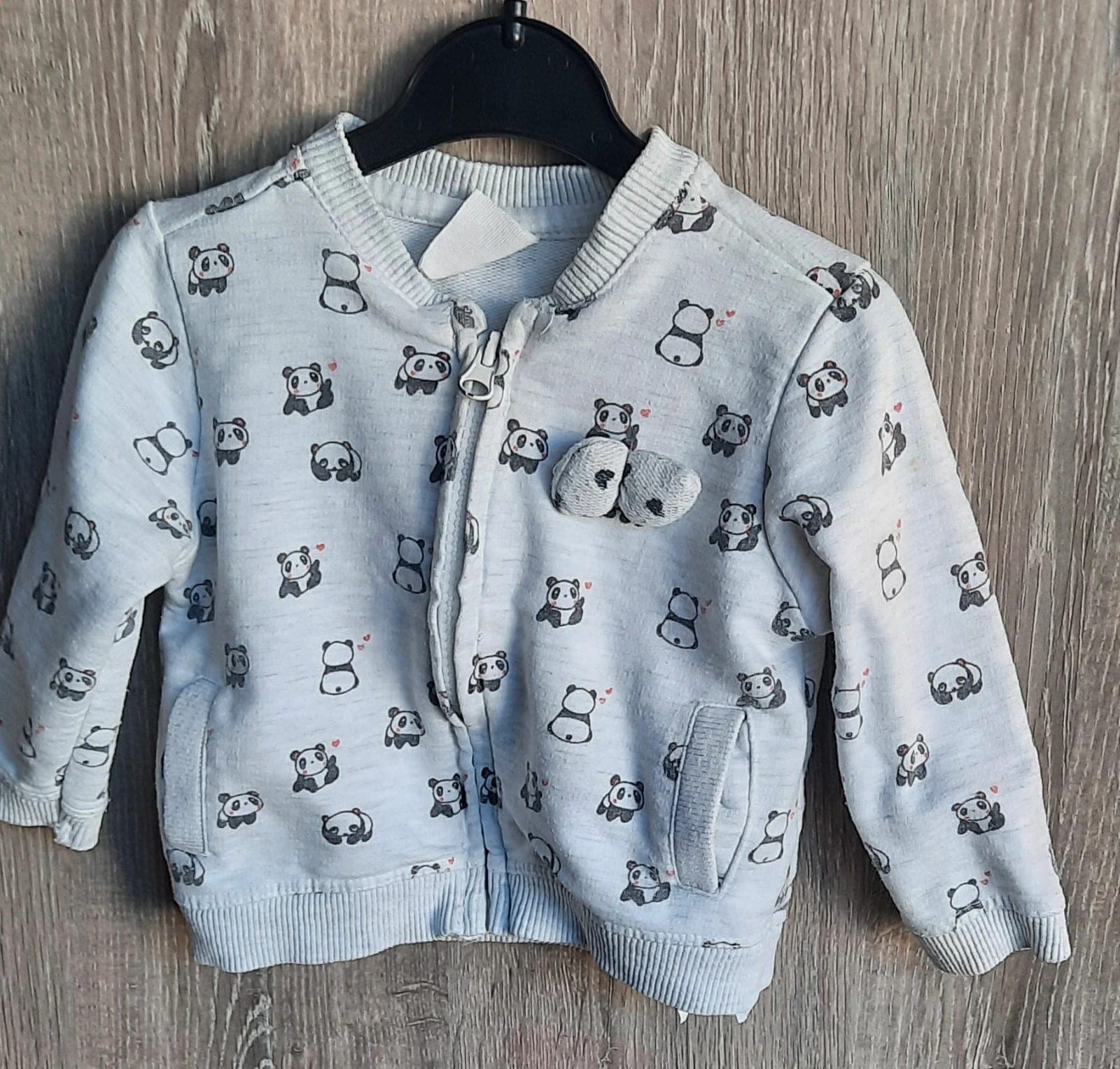 Zara vestje met panda print, 9-12 maanden