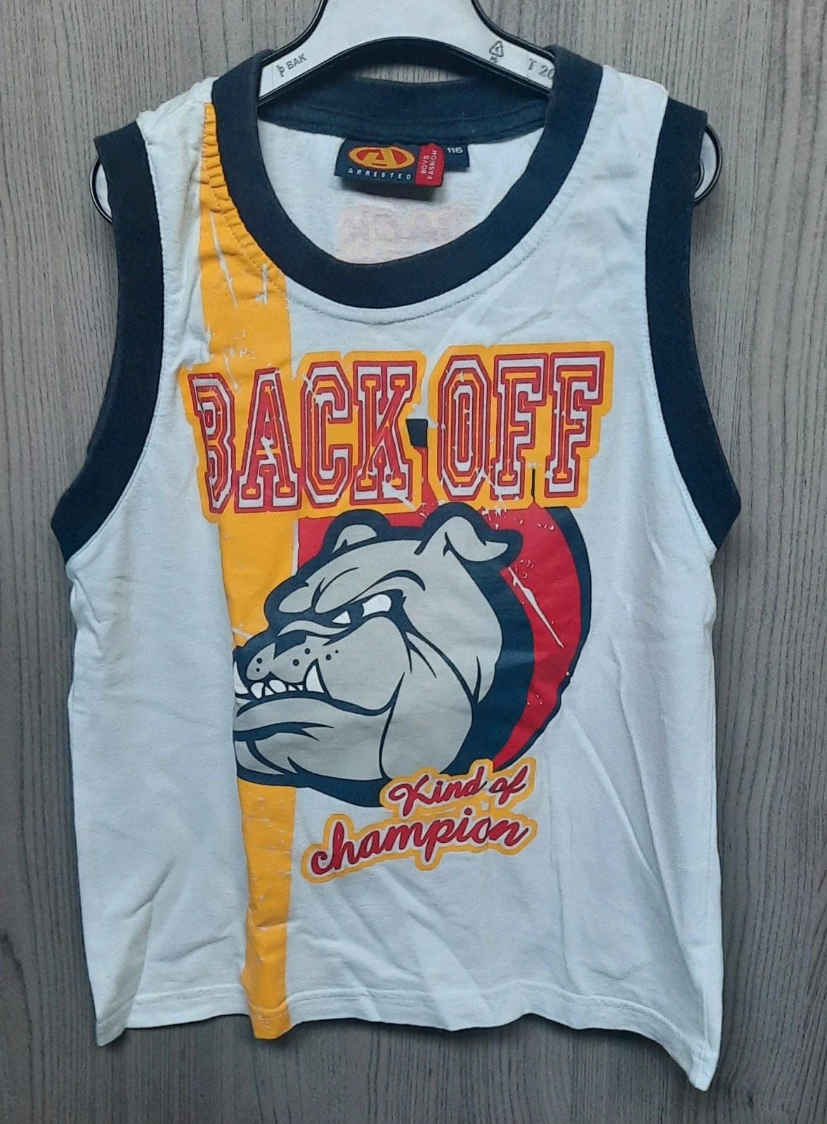Arrested tanktop/singlet maat 116 (6 jaar)